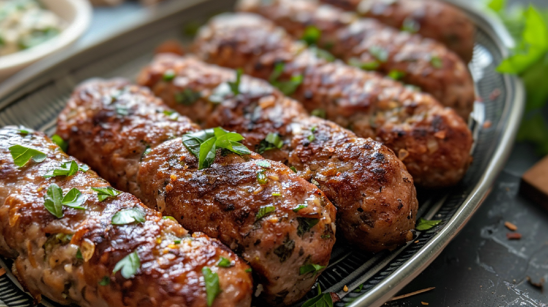 Köstliche Griechische Bifteki: Saftige Frikadellen mit Schafskäsefüllung
