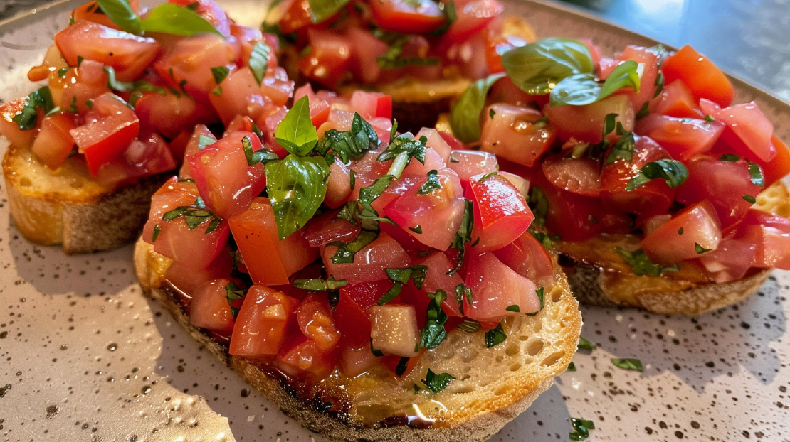 Das beste Original Bruschetta Rezept mit frischen Tomaten und Basilikum