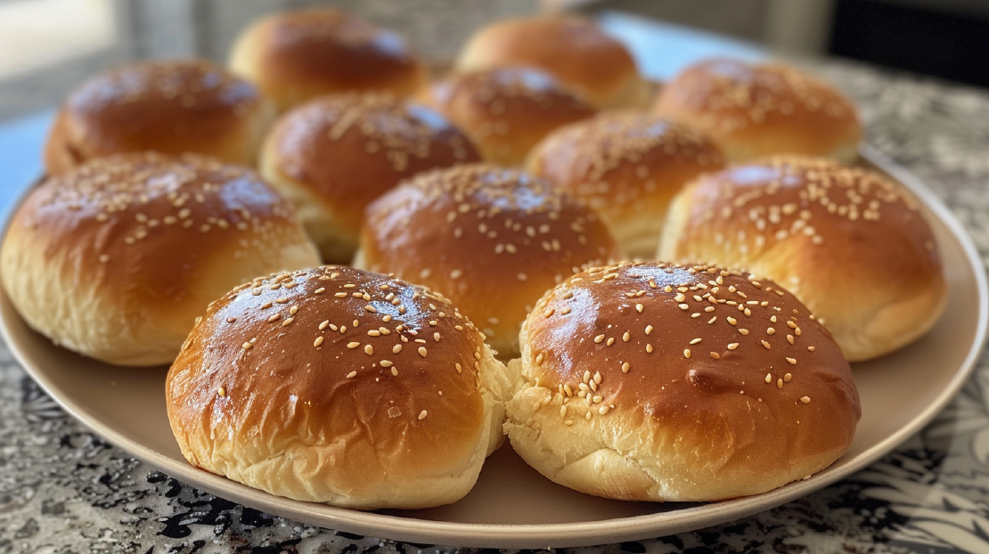 Fluffige Burger Buns selbst zubereiten