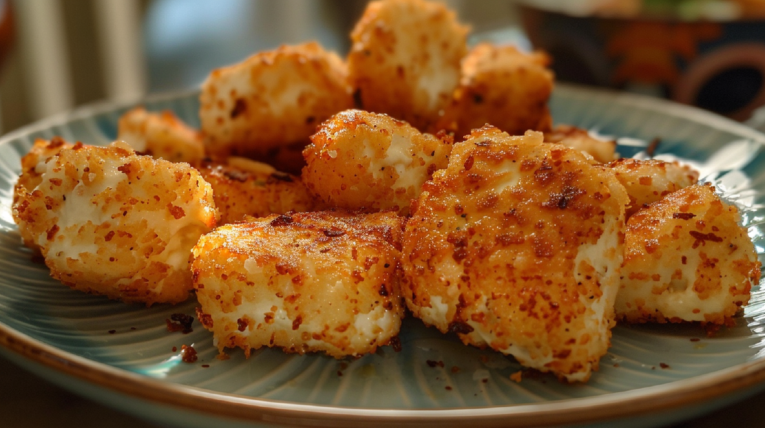 Knusprige Halloumi Nuggets selber machen - Einfache und leckere Rezeptidee