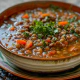 Omas Linsensuppe mit würzigen Würstchen: Ein Klassiker für kalte Tage
