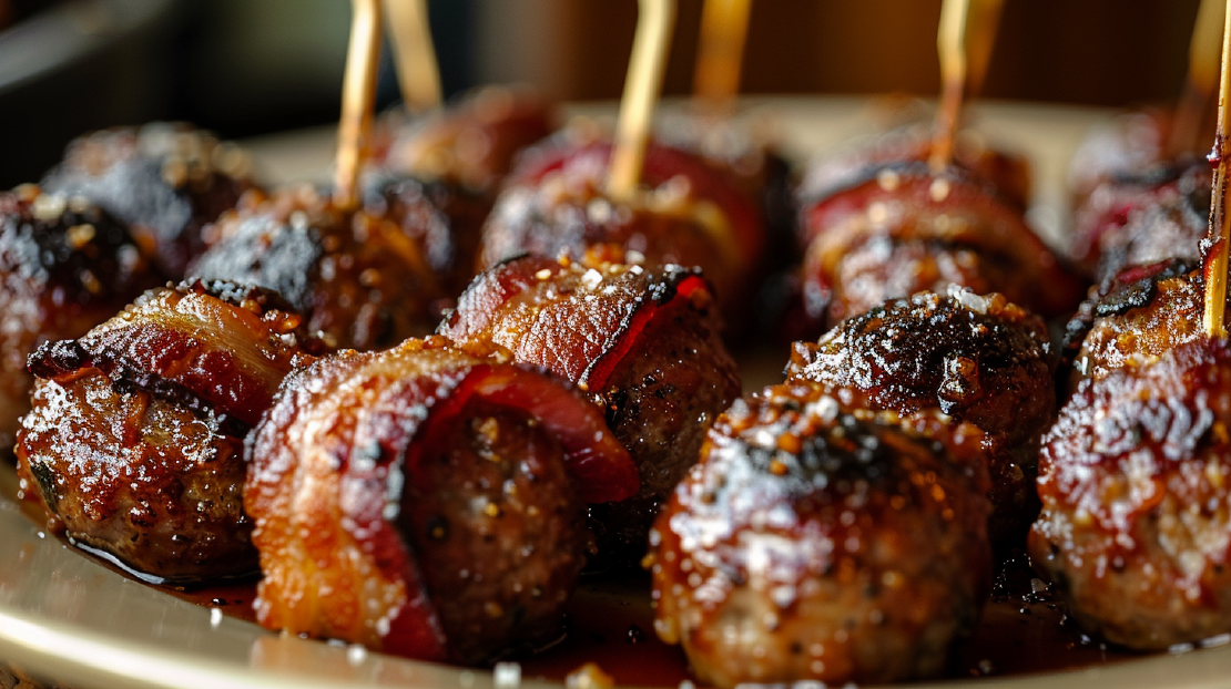 Saftige Moink Balls: Fleischbällchen im Speckmantel für Grillfans