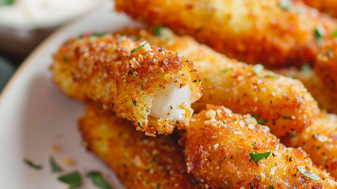 Köstliche, knusprige Mozzarella Sticks – Der perfekte Snack für Groß und Klein!