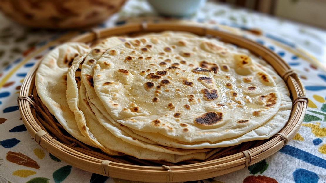Einfache und schmackhafte Weizentortillas