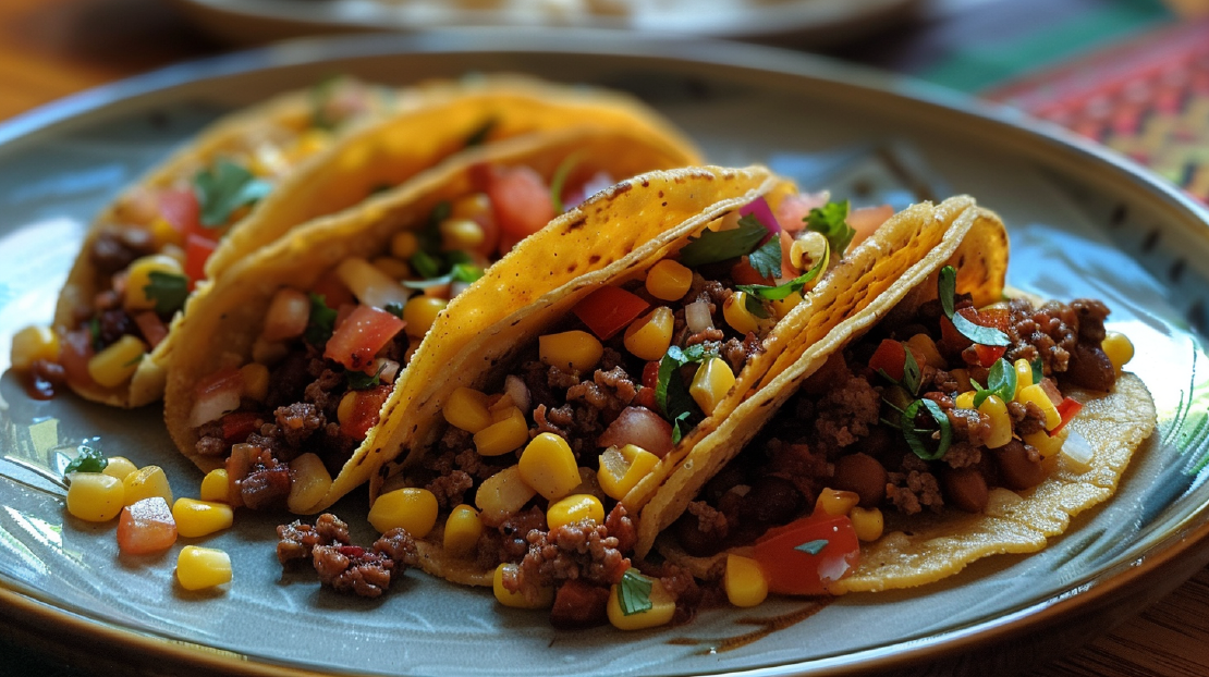 Leckere mexikanische Tacos mit Hackfleisch – einfach und schnell zubereitet